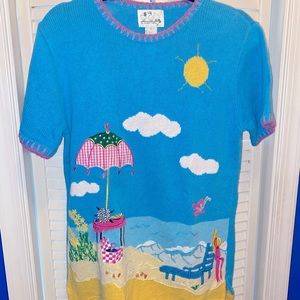 Quacker Factory summer sweater, size XS